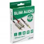 Garso laidas 3,5 mm kištukas – 2x RCA kištukai InLine Basic plonas S-99241