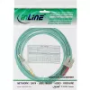 Fiber Optical Duplex kabelis LC/SC InLine 88641O 50/125µm OM3 1m