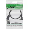 HDMI laidas InLine 17055V 0,5 m kampinis didelės spartos su Ethernet