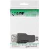 InLine Micro USB adapteris Micro-B kištukas USB A lizdas 31604