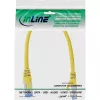 InLine komutacinis kabelis S/FTP PiMF Cat.6A be halogenų 500MHz geltonas 0,25 m