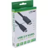 InLine USB 2.0 laidas, USB-C kištukas / mini-B kištukas (5 kontaktų), juodas, 2 m