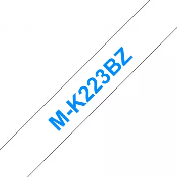 Etikečių juostelė M Brother MK223BZ mėlyna ant balto 9 mm
