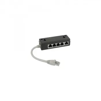 InLine ISDN Splitter 5x RJ45 female 15cm kabelis with terminal resistors