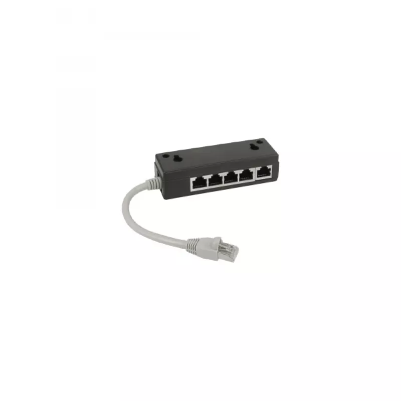 InLine ISDN Splitter 5x RJ45 female 15cm kabelis with terminal resistors
