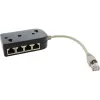 InLine ISDN skirstytuvas 1 -> 8, 0,15 m, su rezistoriais