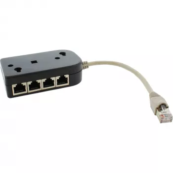 InLine ISDN skirstytuvas 1 -> 8, 0,15 m, su rezistoriais