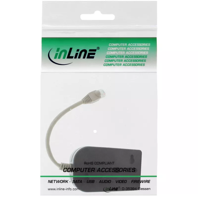 InLine ISDN skirstytuvas 1 -> 8, 0,15 m, su rezistoriais