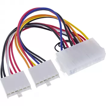 InLine ATX Power Adapter kabelis / Classic P8/P9 AT Mainboard Connector 0.20m
