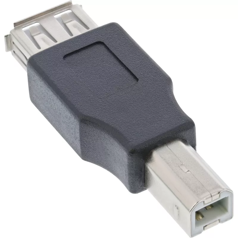 USB 2.0 adapteris A tipo lizdas / B tipo kištukas InLine 33442