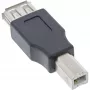 USB 2.0 adapteris A tipo lizdas / B tipo kištukas InLine 33442
