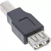 USB 2.0 adapteris A tipo lizdas / B tipo kištukas InLine 33442