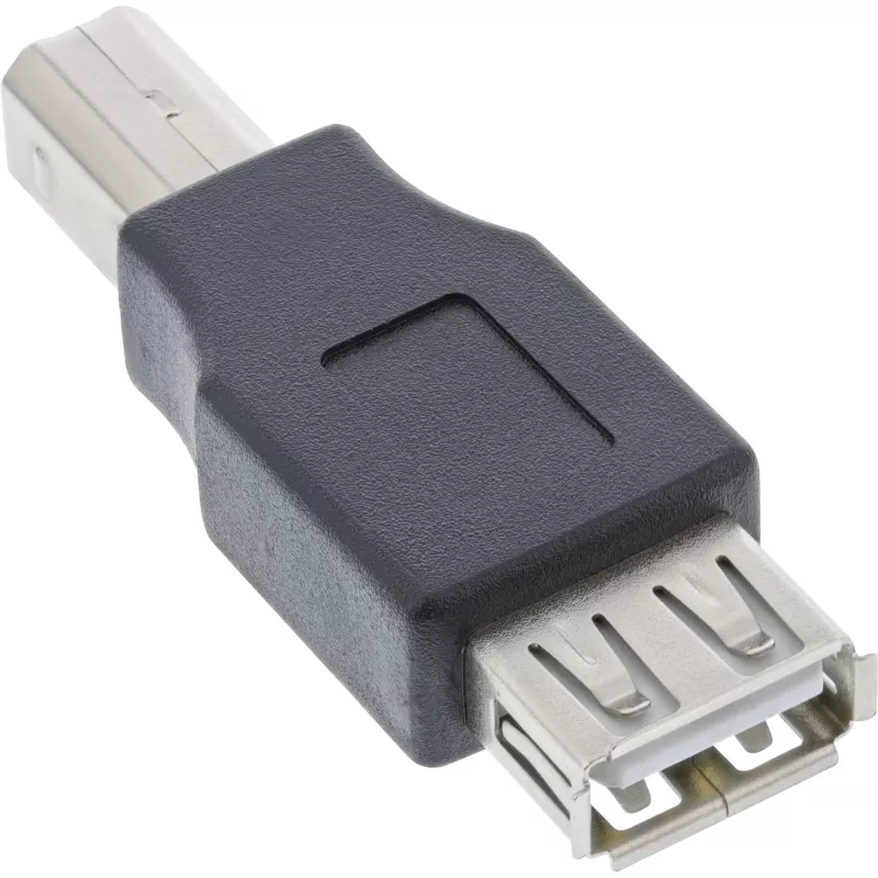 USB 2.0 adapteris A tipo lizdas / B tipo kištukas InLine 33442