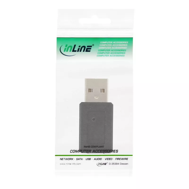 USB 2.0 adapteris A kištukas / mini 5 kontaktų lizdas InLine 33500A