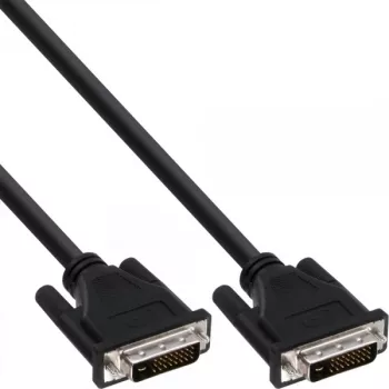 InLine DVI-D kabelis 24+1, kištukas/kištukas, Dual Link, 2 m