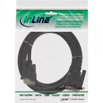 InLine DVI-D kabelis 24+1, kištukas/kištukas, Dual Link, 2 m