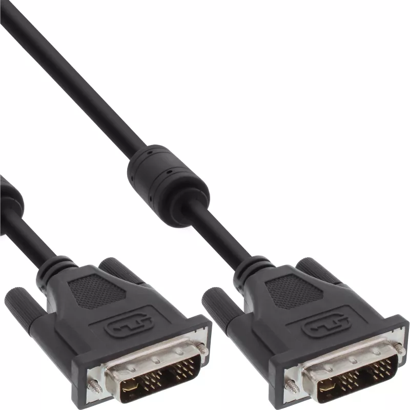 DVI-I laidas 24+5 M/M Dual Link InLine 17791 1,8 m