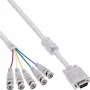 InLine VGA BNC kabelis 5x BNC / HD 15 kištukas 5m