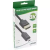 InLine plonas itin didelės spartos HDMI kabelis AM/DM 8K4K auksuotas juodas 2 m