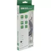 „InLine“ Micro-USB 2.0 laidas, USB A / Micro B V/V, juodas/alu, lankstus, 2 m