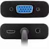 InLine keitiklio laidas HDMI į VGA su garsu, aktyvus vaizdo keitiklis, juodas