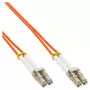 InLine Fiber Optical Duplex kabelis LC/LC 62.5/125µm OM1 0.5m