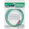 InLine šviesolaidinis dvipusis kabelis LC/ST 50/125µm OM3 0,5m