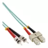 InLine šviesolaidinis dvipusis kabelis SC/ST 50/125 µm OM3 5 m