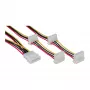 Vidinis maitinimo kabelis InLine 29654A 1x 4 kontaktų Molex / 4x 4 kontaktų Molex 1 m
