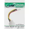 InLine maitinimo adapteris vidinis 5,25 colio 4 kontaktų Molex lizdas / 3,5 colio Floppy kištukas 0,06 m