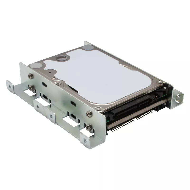 InLine Two 2,5 col. HDD / SSD į 3,5 col. HDD dydžio laikiklio rinkinys, tik laikiklis ir varžtai