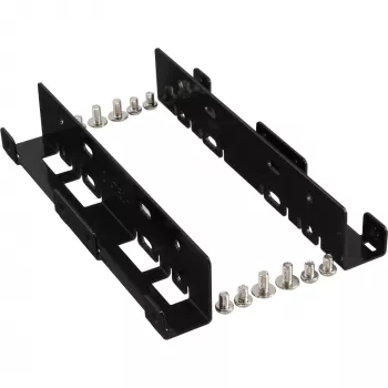 InLine Two 2,5 col. HDD / SSD į 3,5 col. HDD dydžio laikiklio rinkinys, tik laikiklis ir varžtai