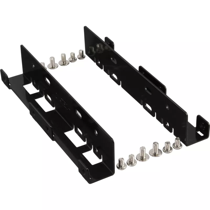 InLine Two 2,5 col. HDD / SSD į 3,5 col. HDD dydžio laikiklio rinkinys, tik laikiklis ir varžtai