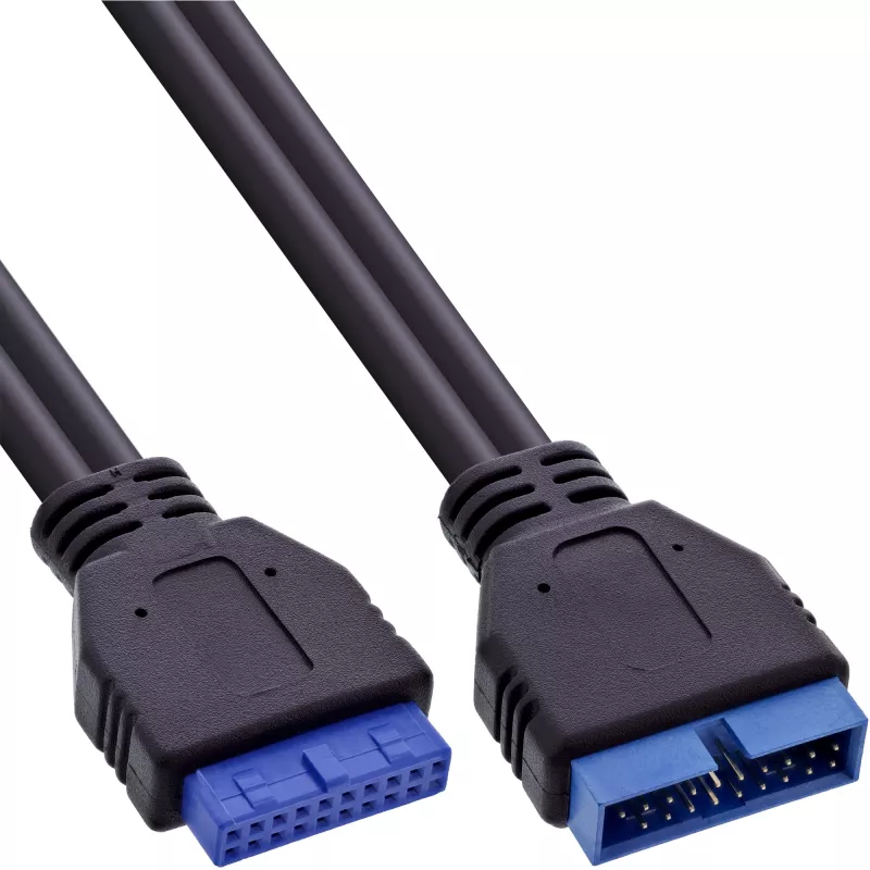 InLine USB 3.0 prailginimas vidinis antraštės kištukas/lizdas 0,35 m 33448I