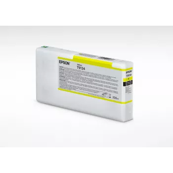 Epson T9134 geltona rašalo kasetė (200 ml), standartinė išeiga, geltona, pigmentinis rašalas, 200 ml, 1 vnt.