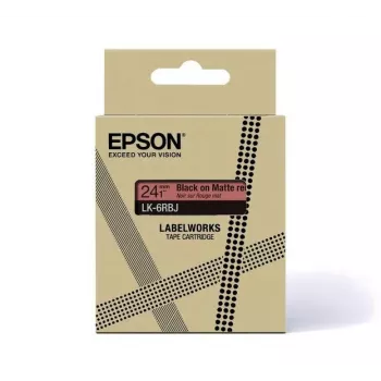 Epson C53S672072 spausdintuvo etiketė, juoda, raudona, 1,8 cm