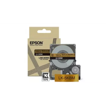 Etikečių juostelė Epson LK-5KBM juoda auksinė terminio perkėlimo 1,8 cm