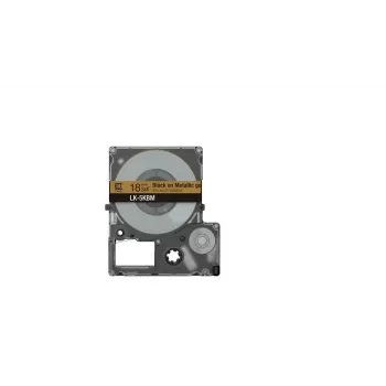 Etikečių juostelė Epson LK-5KBM juoda auksinė terminio perkėlimo 1,8 cm