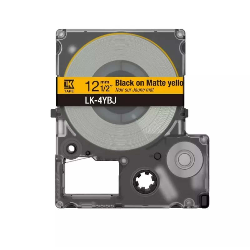 Epson C53S672073 etikečių gamybos juosta Juoda ant geltono