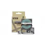 Etikečių juosta Epson LK-4TWJ juoda permatoma terminio perkėlimo 1,2 cm