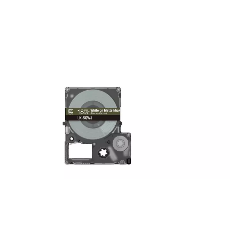 Etikečių spausdintuvas Epson LK-5QWJ chaki balta terminio perkėlimo 1,8 cm