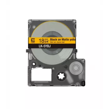 Etikečių gamybos juostelė Epson C53S672074 juoda ant geltono 1,8 cm