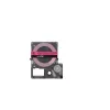 Etikečių juosta Epson LK-4PBF juoda rožinė terminio perkėlimo 1,2 cm