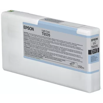 Epson T6535 Šviesiai žydros spalvos rašalo kasetė (200 ml), šviesiai žydra, pigmentinis rašalas, 200 ml, 1 vnt.