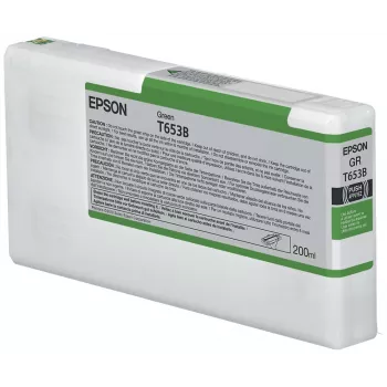 Epson T653B žalias rašalo kasetė (200 ml), žalia, pigmentinis rašalas, 200 ml, 1 vnt.