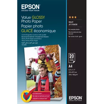Epson Value blizgus fotopopierius - A4 - 20 lapų
