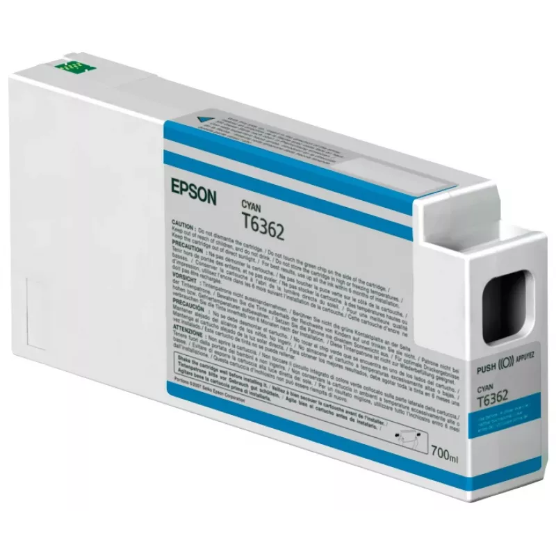 Epson Singlepack Žydra T636200 UltraChrome HDR 700 ml, Žydra, 700 ml, 1 vnt.