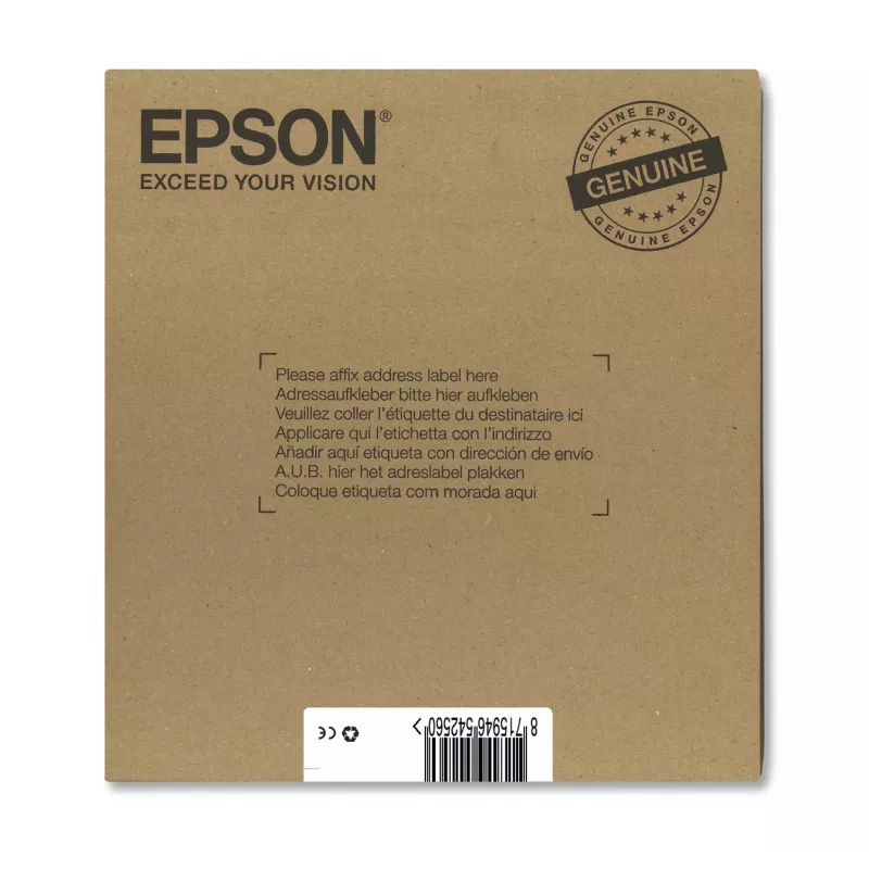 Kasetė Epson T1806 Easy Mail pakuotėje Juoda Geltona Žydra Purpurinė