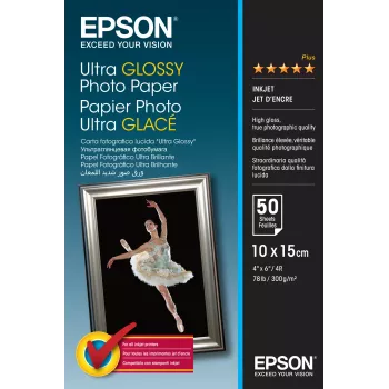 “Epson Ultra Glossy” fotopopierius - 10x15cm - 50 lapų
