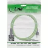 “InLine” pramoninis tinklo kabelis, M12 8 kontaktų X koduota jungtis į RJ45 kištuką, Cat.6A PUR 2 m